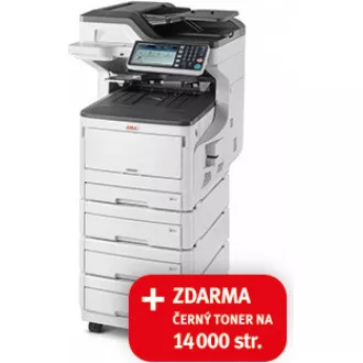 Oki MC853dnv A3 23 S./Min. ProQ2400DPI, PCL/PS, USB, LAN (Drucken/Scannen/Kopieren/Faxen), 250GB HDD