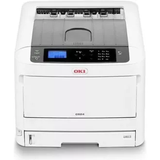 Oki C824n, LED, A3, 26/26 S./Min., ProQ1600 dpi, USB 2.0, Ethernet Oki C824n, LED, A3, 26/26 S./Min., ProQ1600 dpi, USB 2.0, Ethernet