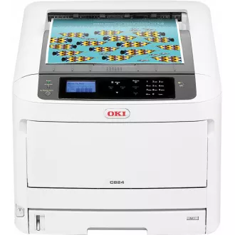 Oki C824n, LED, A3, 26/26 S./Min., ProQ1600 dpi, USB 2.0, Ethernet Oki C824n, LED, A3, 26/26 S./Min., ProQ1600 dpi, USB 2.0, Ethernet
