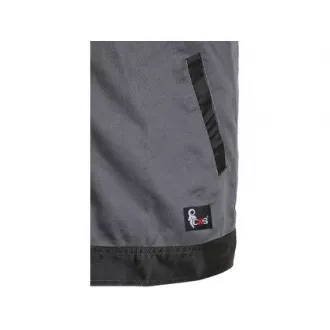 Bluse CXS PHOENIX PERSEUS, grau-schwarz, Gr. 64