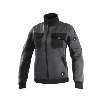 Bluse CXS PHOENIX BELLONA, Damen, grau - schwarz, Größe 40 Bluse CXS PHOENIX BELLONA, Damen, grau - schwarz, Größe 40