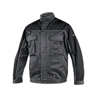 Bluse CXS ORION OTAKAR, verkürzte Version 170-176cm, Herren, grau-schwarz, Größe 60