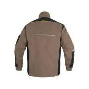 Bluse CXS STRETCH, Herren, beige-schwarz, Gr. 46