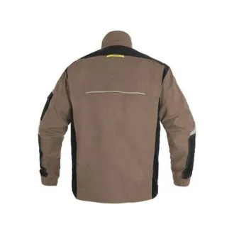 Bluse CXS STRETCH, Herren, beige-schwarz, Gr. 64