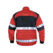 Bluse CXS LUXY BRIGHT, Herren, rot-schwarz, Gr. 46