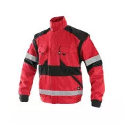Bluse CXS LUXY BRIGHT, Herren, rot-schwarz, Gr. 52
