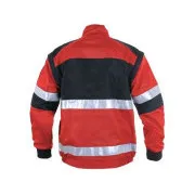 Bluse CXS LUXY BRIGHT, Herren, rot-schwarz, Gr. 64