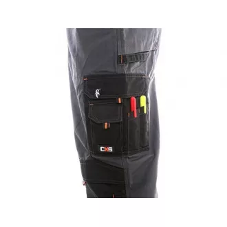 Taillenhose CXS SIRIUS NIKOLAS, Herren, grau-orange, Gr. 50