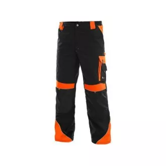 Taillenhose CXS SIRIUS BRIGHTON, schwarz-orange, Gr. 58