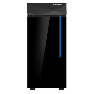 GIGABYTE Gehäuse GB-C200G, RGB Beleuchtung, ohne Netzteil, transparente Seite, Mid-Tower