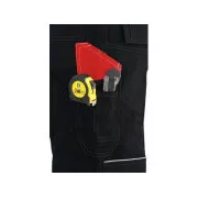 Taillenhose CXS ORION TEODOR, Herren, schwarz-rot, Gr. 48