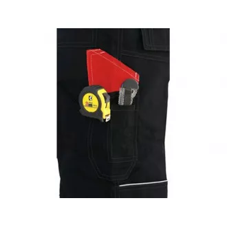 Taillenhose CXS ORION TEODOR, Herren, schwarz-rot, Gr. 48 Taillenhose CXS ORION TEODOR, Herren, schwarz-rot, Gr. 48