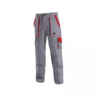 Taillenhose CXS LUXY JOSEF, Herren, grau-rot, Gr. 68 Taillenhose CXS LUXY JOSEF, Herren, grau-rot, Gr. 68