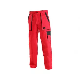 Taillenhose CXS LUXY ELENA, Damen, rot-schwarz, Größe 40