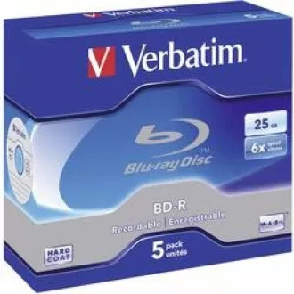 VERBATIM BD-R SL (5er-Pack) Blu-Ray / Jewel / 6x / 25GB