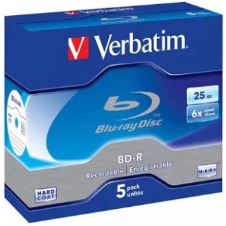 VERBATIM BD-R SL (5er-Pack) Blu-Ray / Jewel / 6x / 25GB