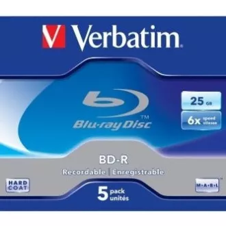 VERBATIM BD-R SL (5er-Pack) Blu-Ray / Jewel / 6x / 25GB