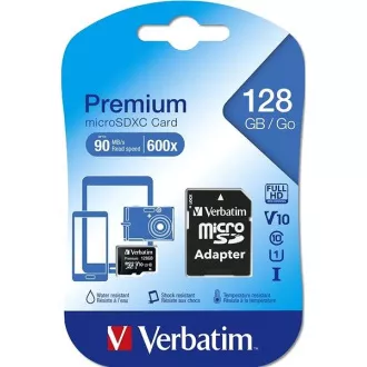 VERBATIM Premium U1 Micro SecureDigital SDXC 128 GB VERBATIM Premium U1 Micro SecureDigital SDXC 128 GB