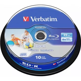 VERBATIM BD-R SL Datalife HTL (10er-Pack)Blu-Ray/Spindel/6x/25GB Wide Printable VERBATIM BD-R SL Datalife HTL (10er-Pack)Blu-Ray/Spindel/6x/25GB Wide Printable