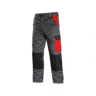 Hose CXS PHOENIX CEFEUS, grau-rot, Gr. 58
