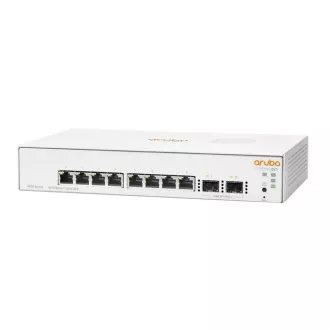 HPE Networking Instant On Switch 8p Gigabit 2p SFP (lüfterlos) 1930 HPE Networking Instant On Switch 8p Gigabit 2p SFP (lüfterlos) 1930