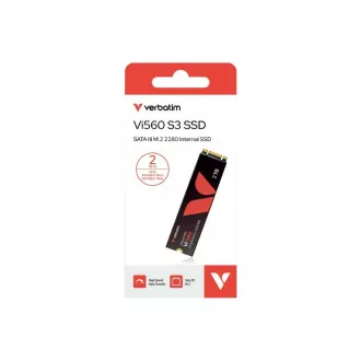 VERBATIM SSD Vi560 S3 M.2 2TB SATA III, W 550/ R 500MB/s