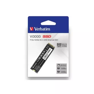 VERBATIM SSD Vi5000 Internes PCIe NVMe M.2 SSD 512GB, W2500/ R 5000 MB/s