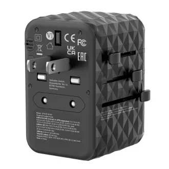 VERBATIM Universal-Reiseadapter-Ladegerät UTA-05 GaN III, 65W VERBATIM Universal-Reiseadapter-Ladegerät UTA-05 GaN III, 65W