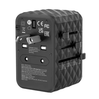 VERBATIM Universal-Reiseadapter-Ladegerät UTA-05 GaN III, 65W VERBATIM Universal-Reiseadapter-Ladegerät UTA-05 GaN III, 65W