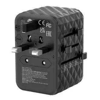 VERBATIM Universal-Reiseadapter-Ladegerät UTA-05 GaN III, 65W VERBATIM Universal-Reiseadapter-Ladegerät UTA-05 GaN III, 65W