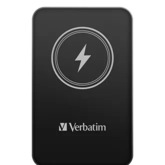 VERBATIM Powerbank Charge 'n' Go, Magnetisch, 5000 mAh, USB-C, Schwarz
