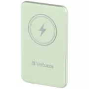 VERBATIM Powerbank Charge 'n' Go, Magnetisch, 5000 mAh, USB-C, Grün