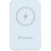 VERBATIM Powerbank Charge 'n' Go, Magnetisch, 5000 mAh, USB-C, Blau