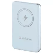 VERBATIM Powerbank Charge 'n' Go, Magnetisch, 10000 mAh, USB-C, Blau