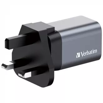 VERBATIM GaN-Netzladegerät GNC-35, 35W, 1x USB-C, 1x USB VERBATIM GaN-Netzladegerät GNC-35, 35W, 1x USB-C, 1x USB