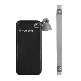 VERBATIM Externe SSD 1TB Pocket USB3.2 Gen 2, schwarz/grau VERBATIM Externe SSD 1TB Pocket USB3.2 Gen 2, schwarz/grau