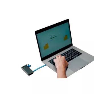 VERBATIM Externe SSD 1TB Pocket USB3.2 Gen 2, Schwarz/Blau