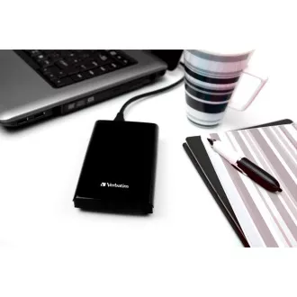 VERBATIM Externe SSD 1TB Store 'n' Go Slim Portable USB 3.0, USB-A/USB-C, Schwarz VERBATIM Externe SSD 1TB Store 'n' Go Slim Portable USB 3.0, USB-A/USB-C, Schwarz