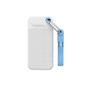 VERBATIM Externe SSD 1TB Pocket SSD, USB-C, Weiß VERBATIM Externe SSD 1TB Pocket SSD, USB-C, Weiß