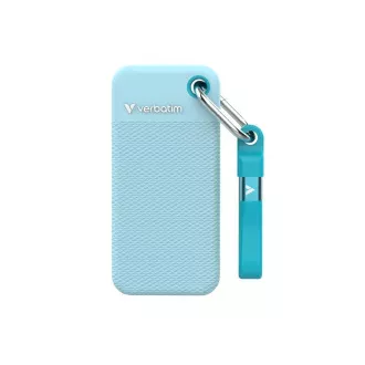 VERBATIM Externe SSD 2TB Pocket SSD, USB-C, Blau