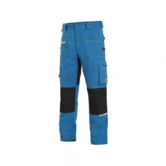 CXS STRETCH Hose, Herren, mittelblau-schwarz, Gr. 62