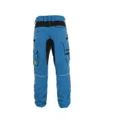 CXS STRETCH Hose, Herren, mittelblau-schwarz, Gr. 64
