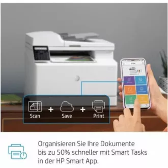 HP Color LaserJet Pro MFP M183fw (A4, 16/16 Seiten pro Minute, USB 2.0, Ethernet, Wi-Fi, Drucken/Scannen/Kopieren, ADF)