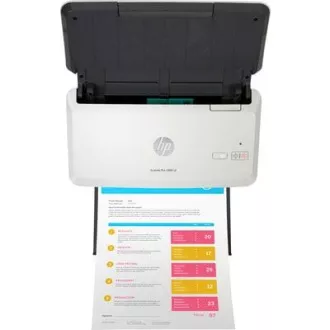 HP ScanJet Pro 2000 s2 Scanner mit Einzelblatteinzug (A4, 600 dpi, USB 3.0, ADF, Duplex)