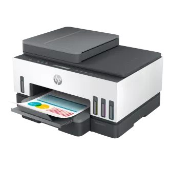 HP All-in-One Ink Smart Tank 750 (A4, 15/9 S./Min., USB, Wi-Fi, Drucken, Scannen, Kopieren, ADF)