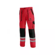 CXS LUXY BRIGHT Hose, Herren, rot und schwarz, 52