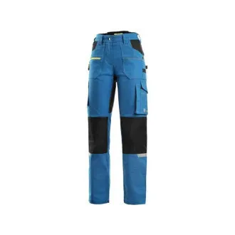 CXS STRETCH Hose, Damen, mittelblau - schwarz, Gr. 42 CXS STRETCH Hose, Damen, mittelblau - schwarz, Gr. 42
