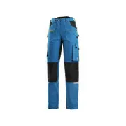 CXS STRETCH Hose, Damen, mittelblau - schwarz, Gr. 46