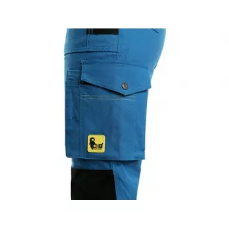 CXS STRETCH Hose, Damen, mittelblau - schwarz, Gr. 52