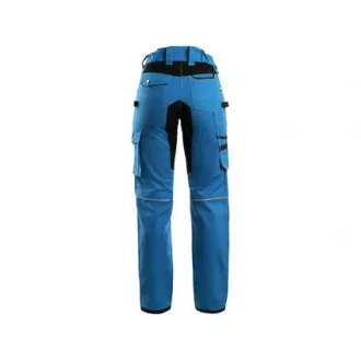 CXS STRETCH Hose, Damen, mittelblau - schwarz, Gr. 56